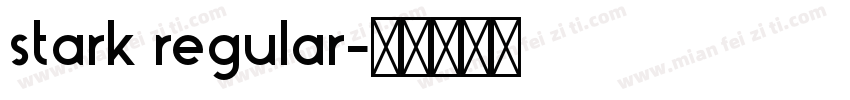stark regular字体转换